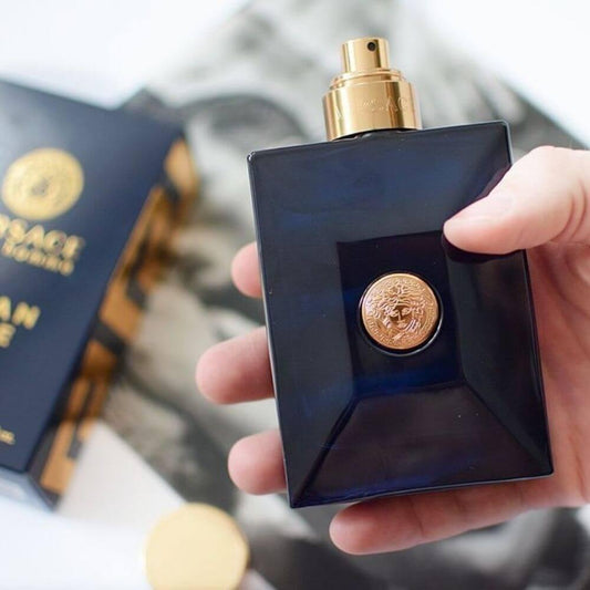 Experience the Essence: Versace Dylan Blue For Men 100ml - A Symphony of Strength and Sophistication